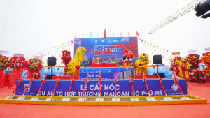 Khu căn hộ đã cất nóc vào tháng 12/2024 mở ra cơ hội khai thác cho thuê sớm