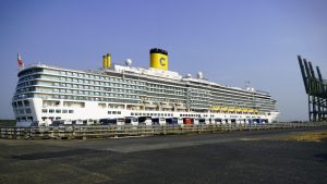 Tàu Costa Deliziosa cập cảng Phú Mỹ sáng 22/02