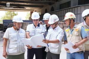 BAN LÃNH ĐẠO TUMYS HOMES TRỰC TIẾP THỊ SÁT MAISON GRAND, SÁT SAO ĐÔN ĐỐC TIẾN ĐỘ CÔNG TRƯỜNG