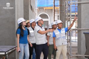 BAN LÃNH ĐẠO TUMYS HOMES TRỰC TIẾP THỊ SÁT MAISON GRAND, SÁT SAO ĐÔN ĐỐC TIẾN ĐỘ CÔNG TRƯỜNG