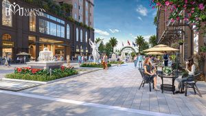 Tiện ích nội khu Maison Grand đáp ứng chuẩn mực sống cao cấp của cộng đồng chuyên gia quốc tế đang sống và làm việc tại Phú Mỹ và vùng lân cận. Ảnh phối cảnh dự án
